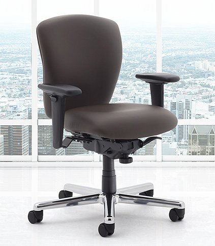 Non-Stop Heavy Duty Task Chair with Adjustable Arms Non-Stop Heavy Duty Task Chair with Adjustable Arms