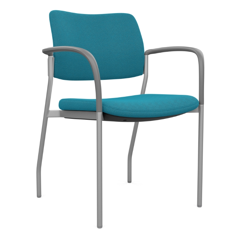 Guest Vinyl Hip Chair with Arms